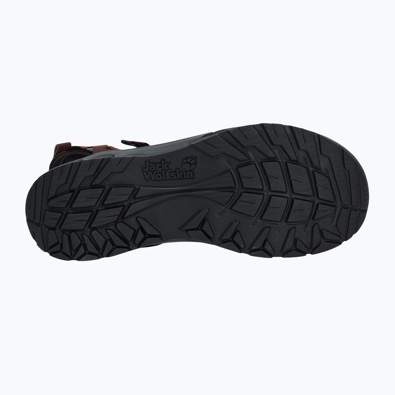 Sandały męskie Jack Wolfskin Ridge dark mahogany 5