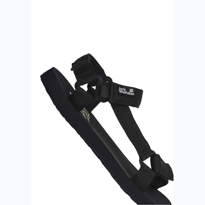 Sandały damskie Jack Wolfskin Taiga black 3