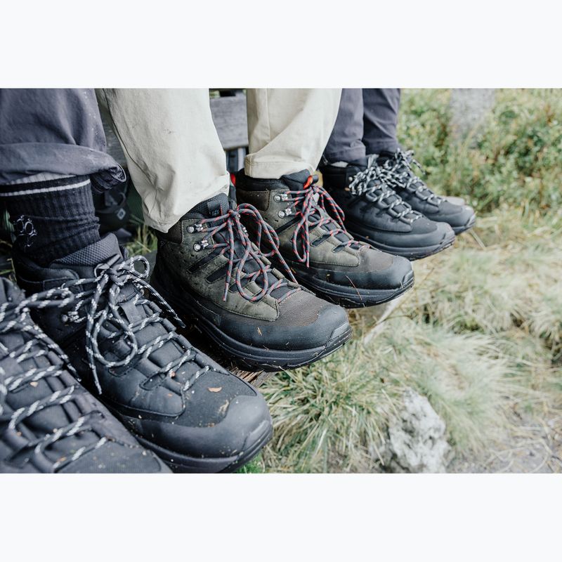 Buty turystyczne męskie Jack Wolfskin Apex Hike Texapore Mid obsidian moss 9
