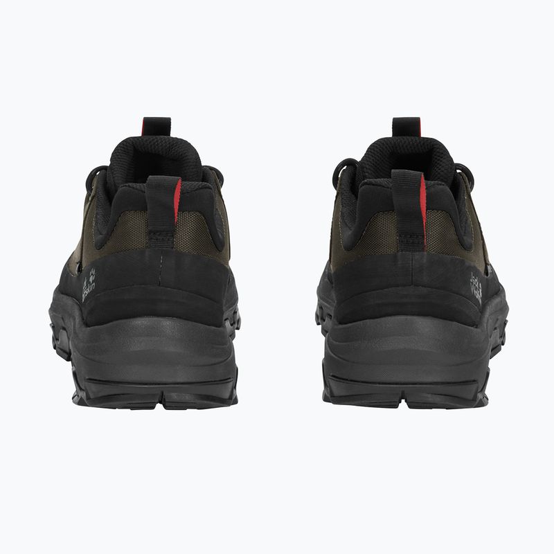 Buty trekkingowe męskie Jack Wolfskin Apex Hike Texapore Low obsidian moss 3