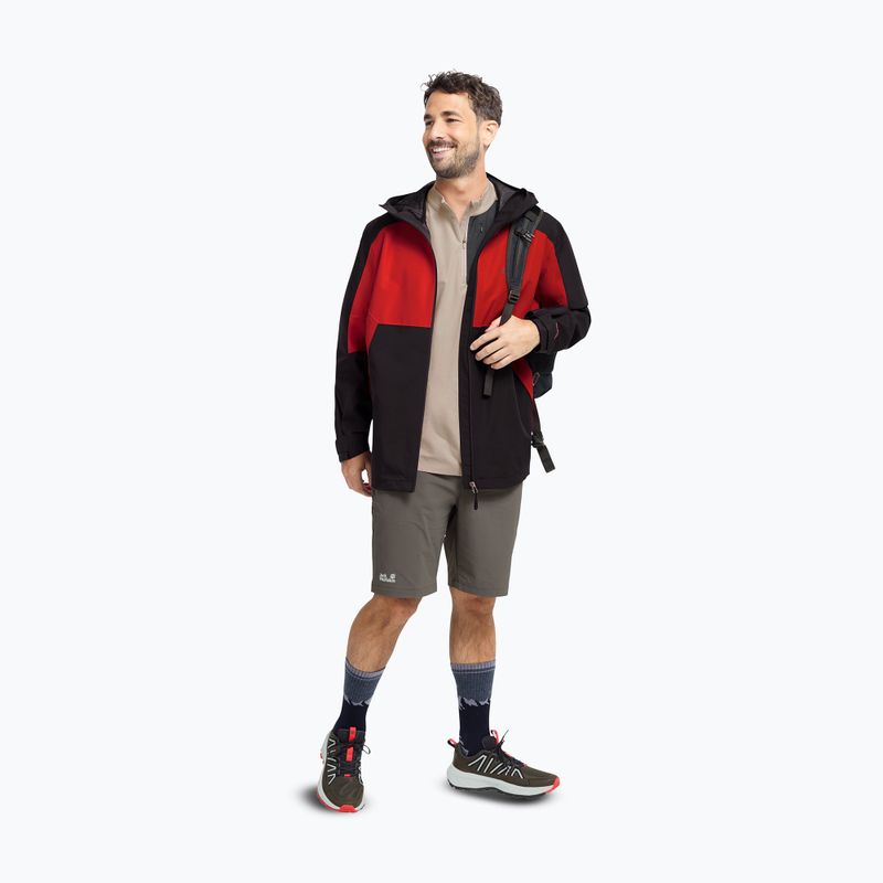 Buty turystyczne męskie Jack Wolfskin Wild Hike Low obsidian moss 5