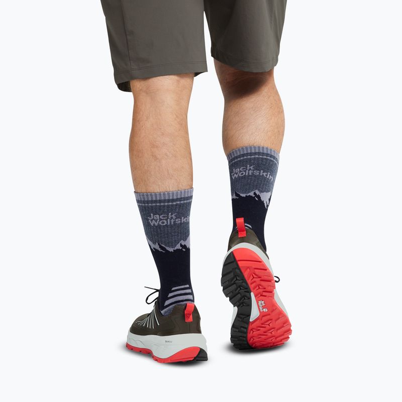 Buty turystyczne męskie Jack Wolfskin Wild Hike Low obsidian moss 6