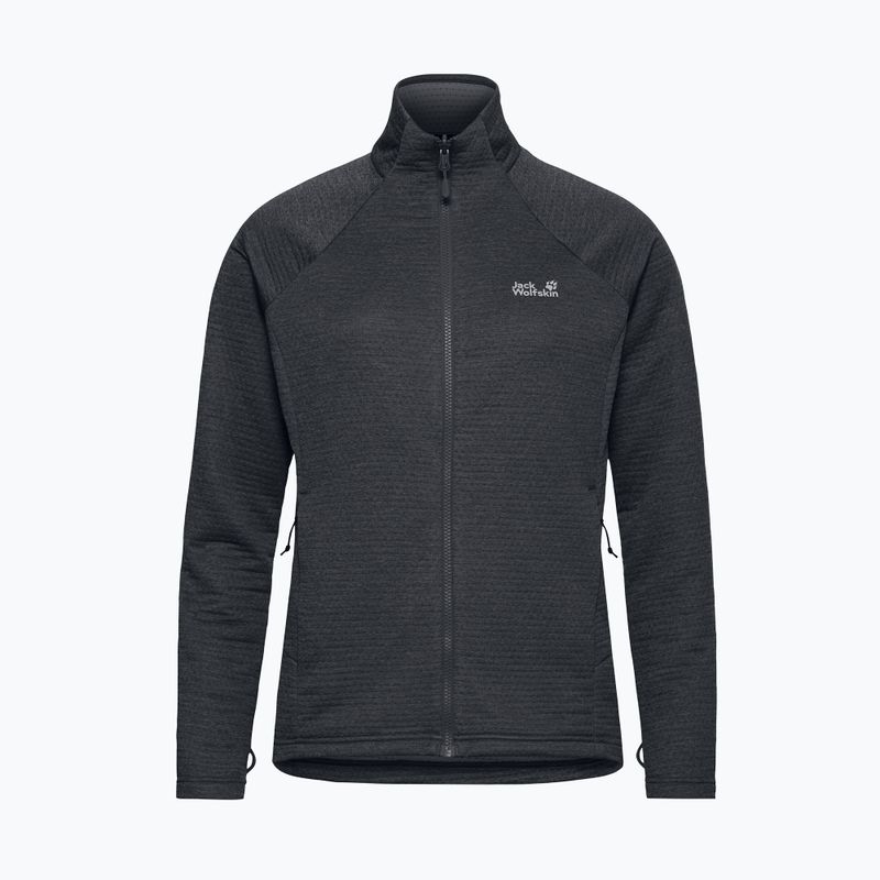 Bluza polarowa damska Jack Wolfskin Anytrail Full Zip phantom 7