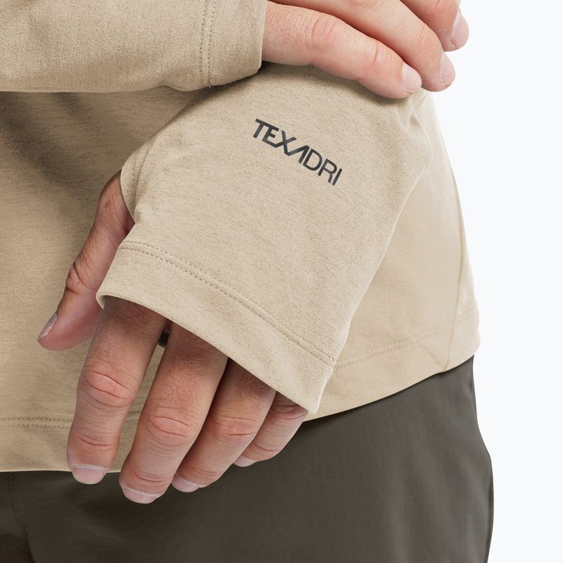 Bluza trekkingowa męska Jack Wolfskin Sucol Hoody oyster 4