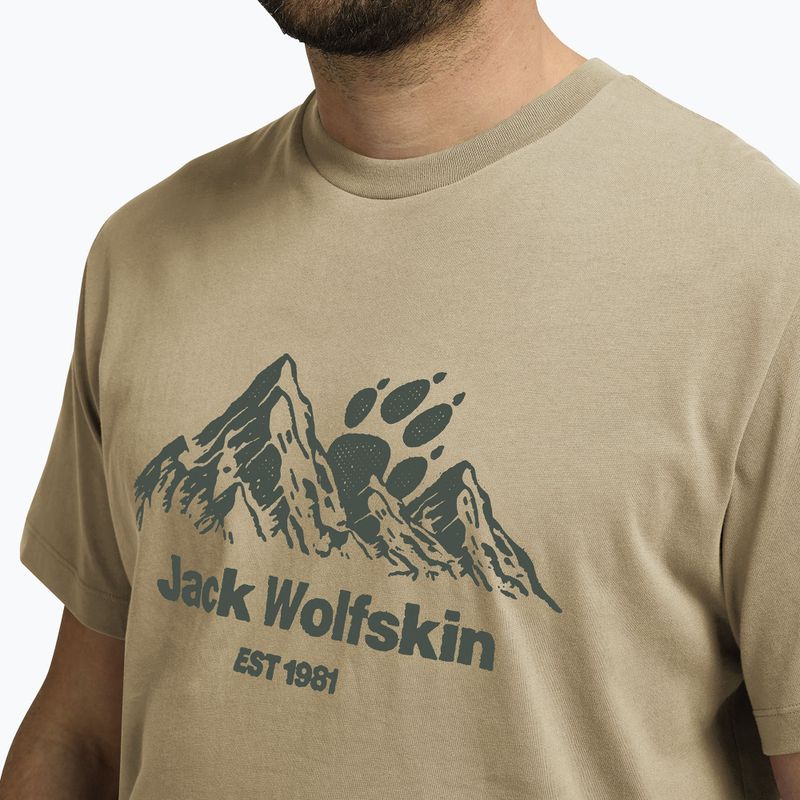 Koszulka męska Jack Wolfskin Carefree hazel wood 4