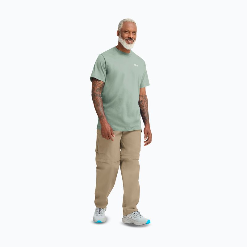 Koszulka męska Jack Wolfskin Essential green zinnia 2