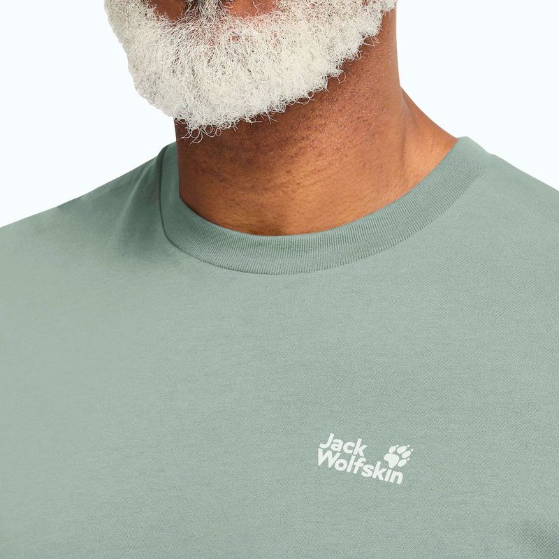 Koszulka męska Jack Wolfskin Essential green zinnia 4
