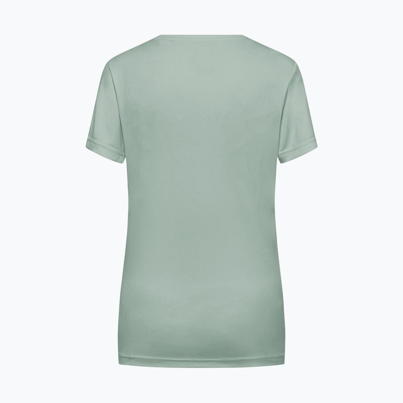 Koszulka trekkingowa damska Jack Wolfskin Tech T green zinnia 7