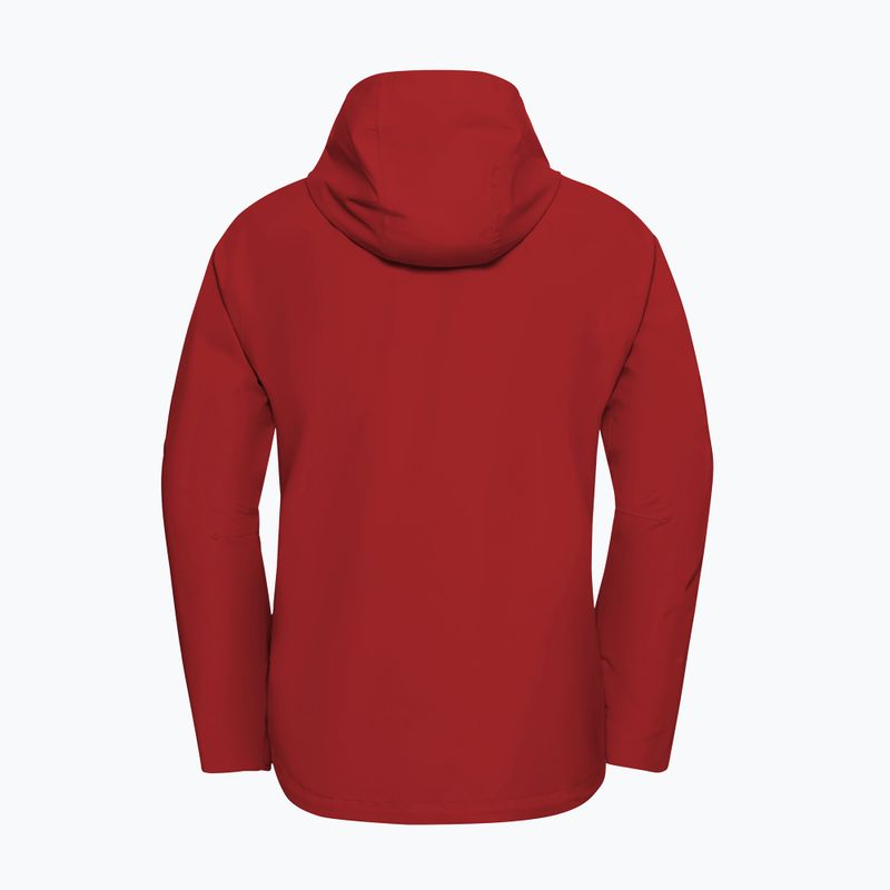 Kurtka przeciwdeszczowa męska Jack Wolfskin Trailtime 2L siren red 9