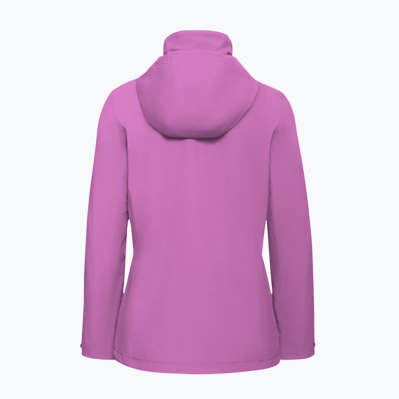 Kurtka przeciwdeszczowa damska Jack Wolfskin Trailtime 2L foxglove 9
