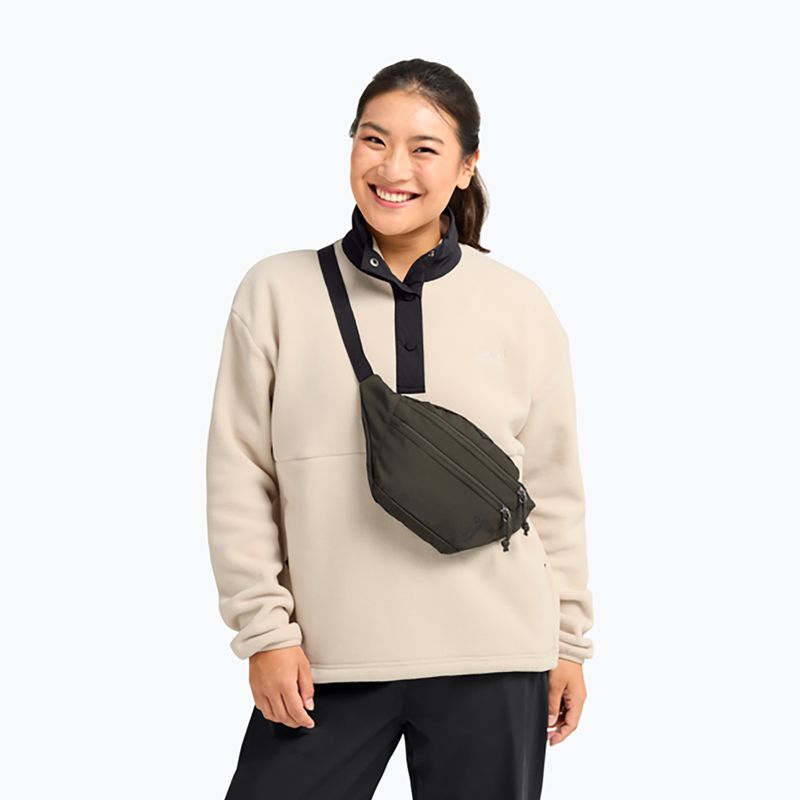 Saszetka nerka Jack Wolfskin Konya 2 l obsidian moss 9