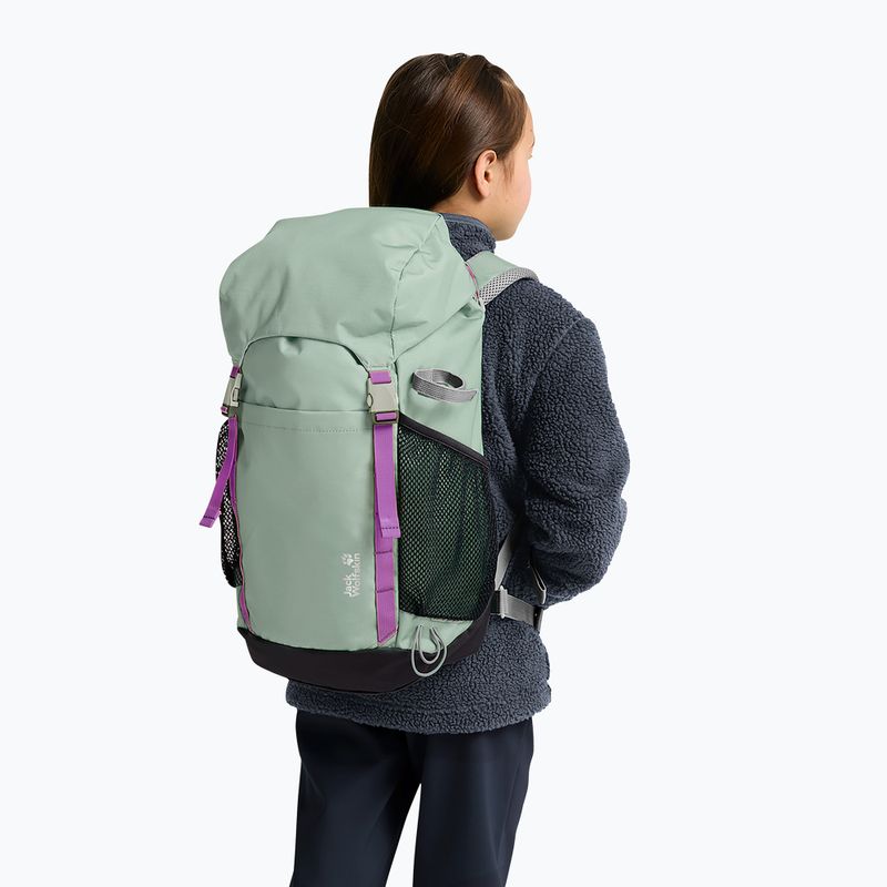 Plecak turystyczny dziecięcy Jack Wolfskin Kids Explorer 20 l green zinnia 14