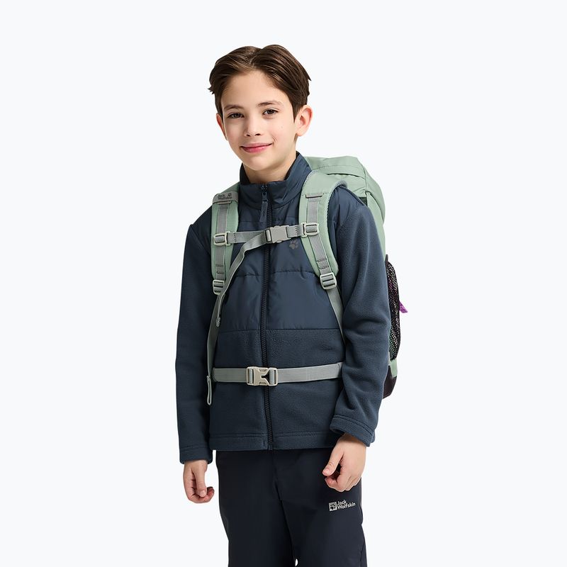 Plecak turystyczny dziecięcy Jack Wolfskin Kids Explorer 20 l green zinnia 18