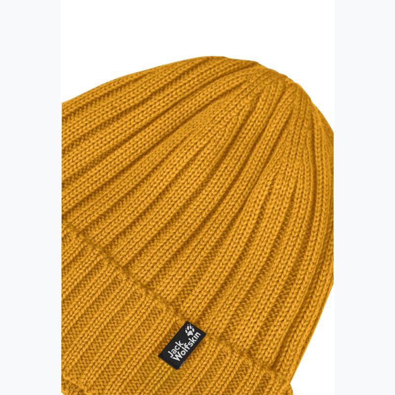 Czapka zimowa Jack Wolfskin Rib Knit burly yellow jw 3