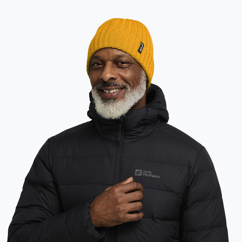 Czapka zimowa Jack Wolfskin Rib Knit burly yellow jw 5