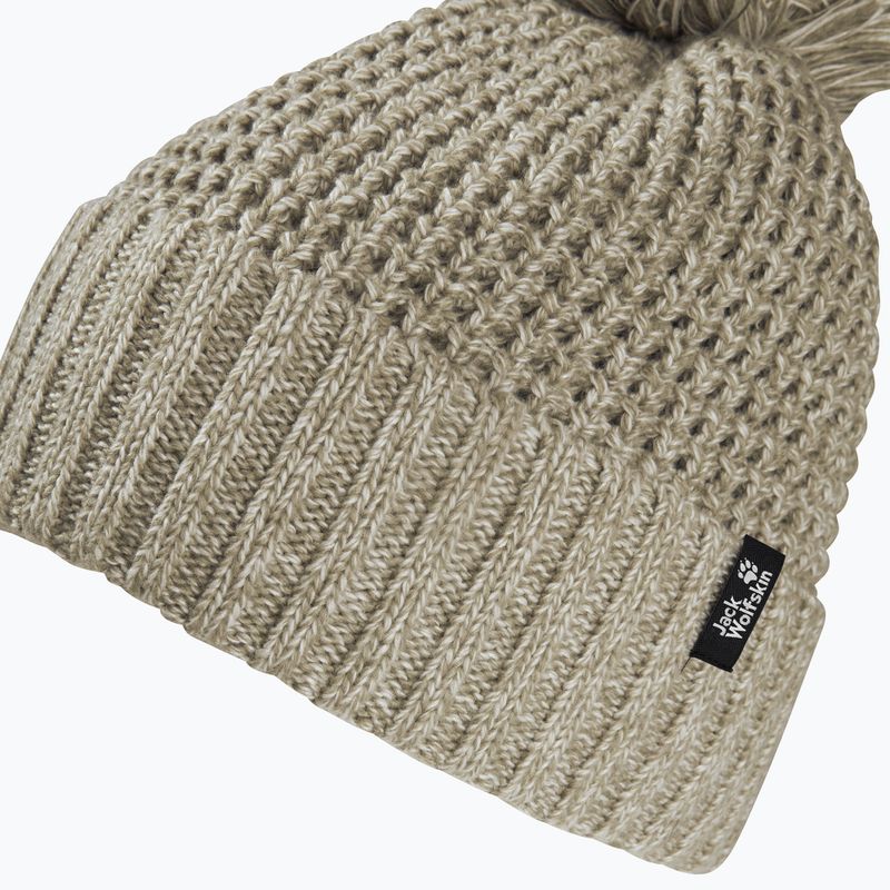 Czapka zimowa damska Jack Wolfskin Medley Knit Beanie hazel wood 2