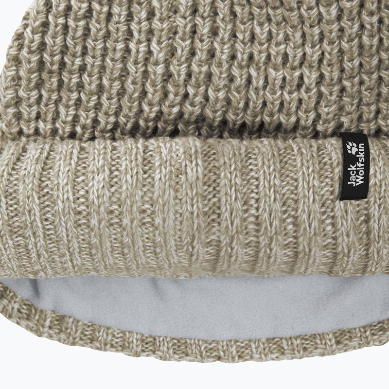 Czapka zimowa damska Jack Wolfskin Medley Knit Beanie hazel wood 3