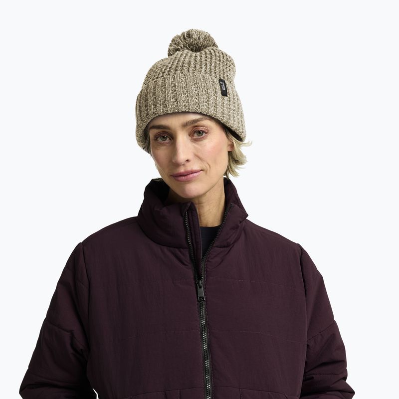 Czapka zimowa damska Jack Wolfskin Medley Knit Beanie hazel wood 4
