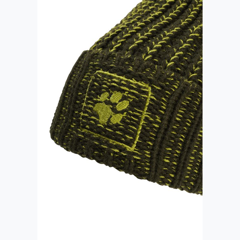 Czapka zimowa Jack Wolfskin Badge Beanie obsidian moss 3