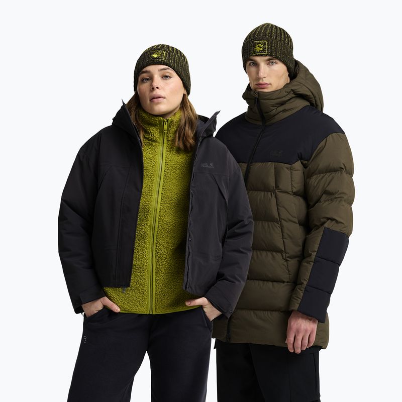 Czapka zimowa Jack Wolfskin Badge Beanie obsidian moss 4