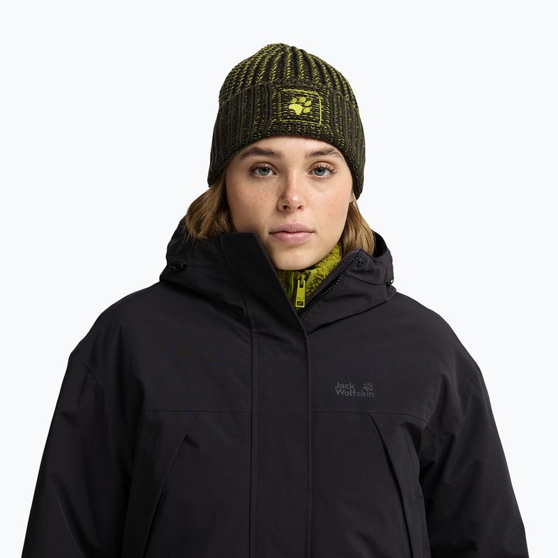 Czapka zimowa Jack Wolfskin Badge Beanie obsidian moss 5