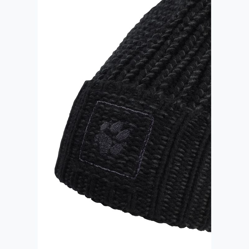 Czapka zimowa Jack Wolfskin Badge Beanie black 3