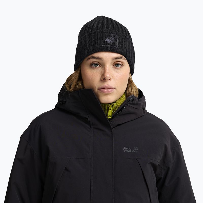 Czapka zimowa Jack Wolfskin Badge Beanie black 5