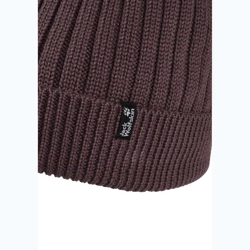 Czapka zimowa Jack Wolfskin Pom Pom Beanie sheer plum 3
