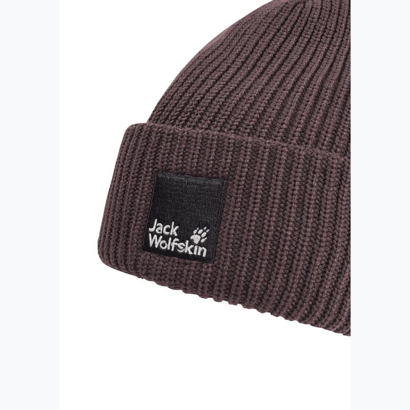 Czapka zimowa Jack Wolfskin Pergamon Beanie sheer plum 3
