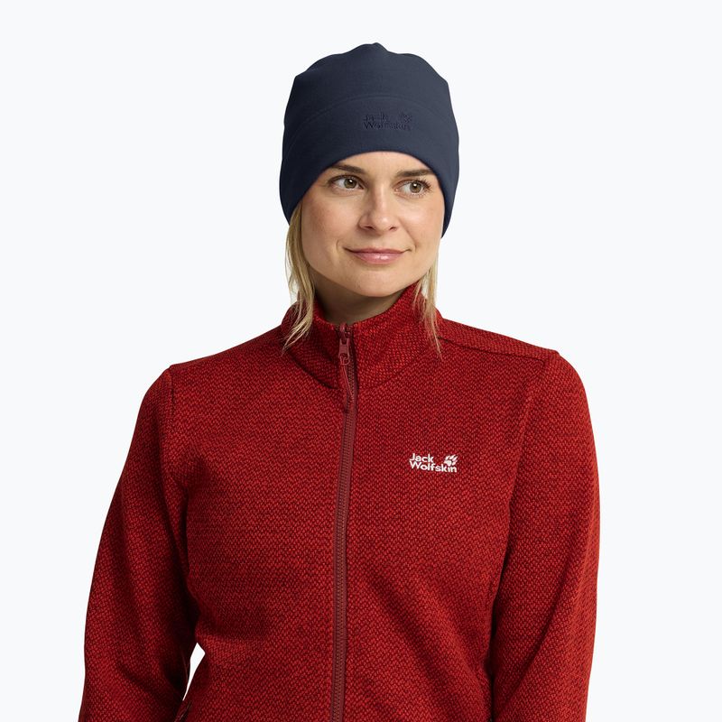Czapka zimowa Jack Wolfskin Real Stuff Beanie midnight sky 5