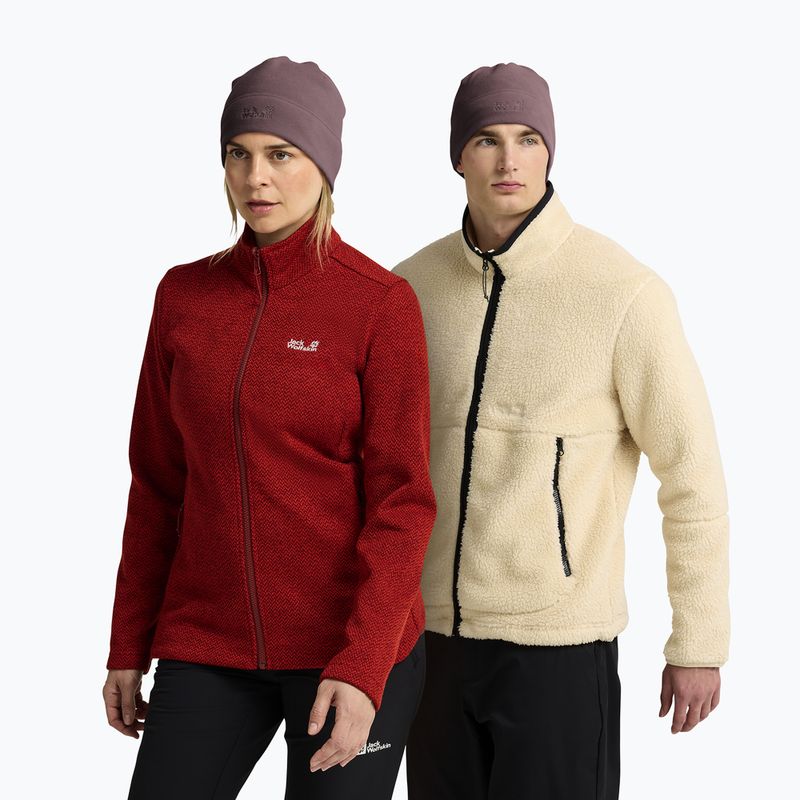 Czapka zimowa Jack Wolfskin Real Stuff Beanie Sheer Plum 4