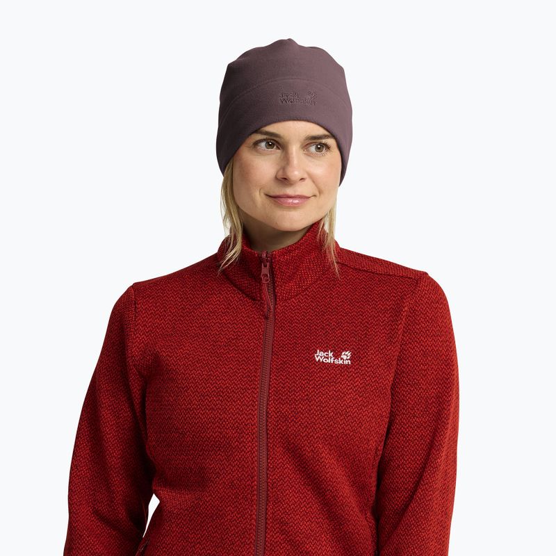 Czapka zimowa Jack Wolfskin Real Stuff Beanie Sheer Plum 5