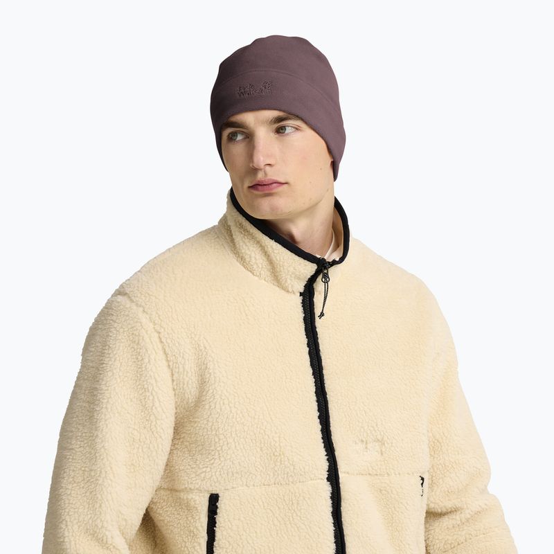 Czapka zimowa Jack Wolfskin Real Stuff Beanie Sheer Plum 6