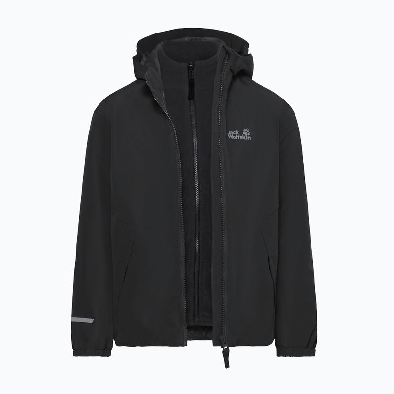 Kurtka 3w1 dziecięca Jack Wolfskin Iceland 3IN1 2026 black 3