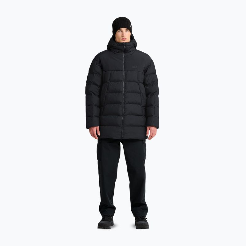 Kurtka ocieplana męska Jack Wolfskin Icy Hollow Hooded phantom 2