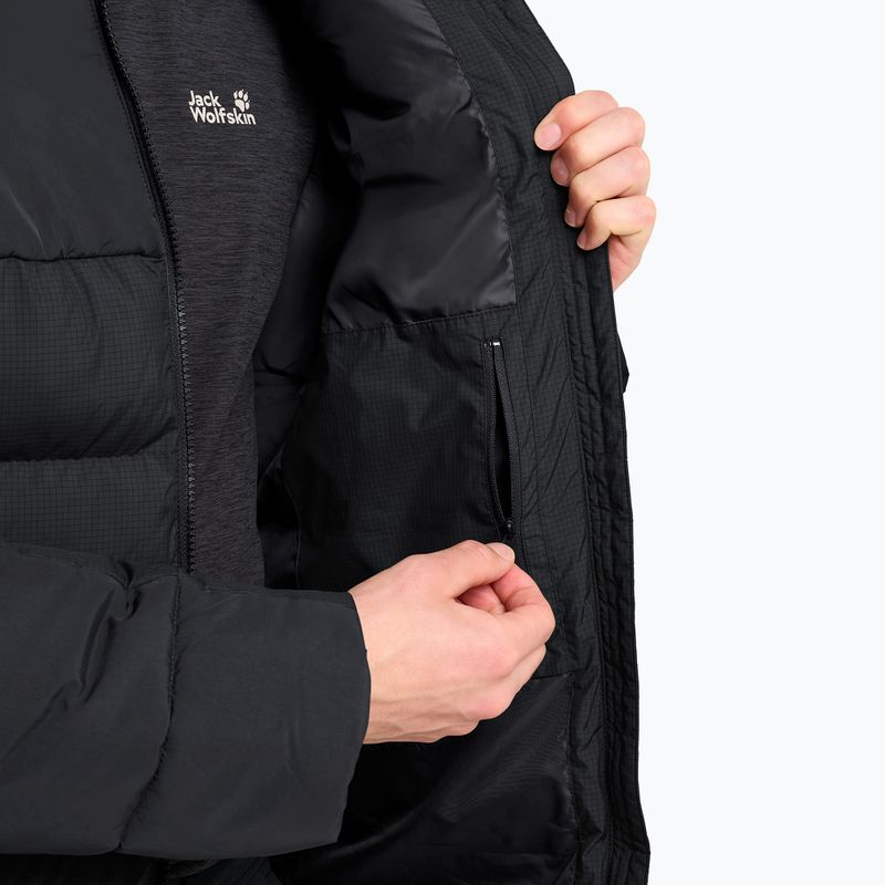 Kurtka ocieplana męska Jack Wolfskin Icy Hollow Hooded phantom 5