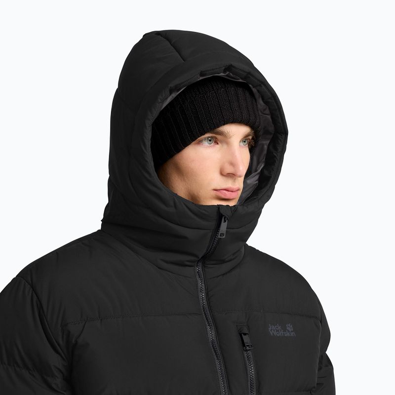 Płaszcz puchowy męski Jack Wolfskin Coloniu Coat black 4