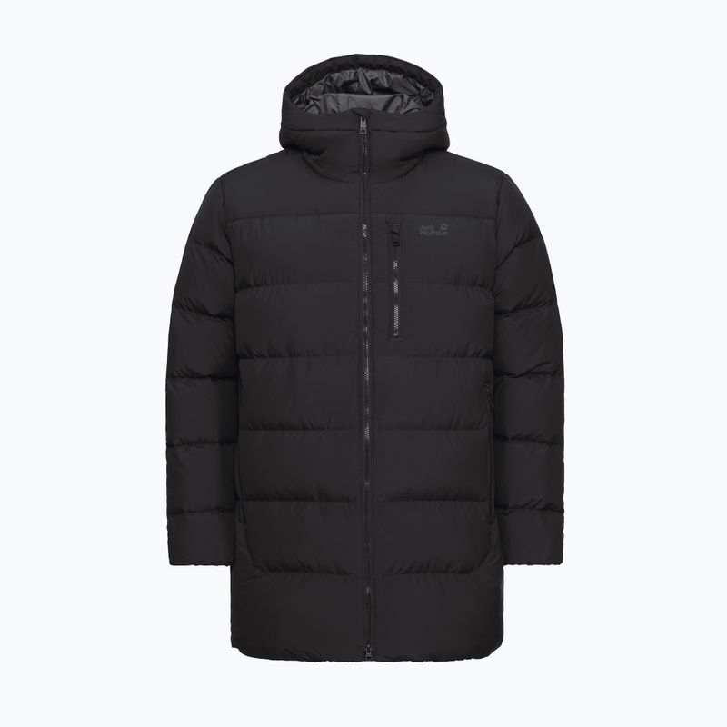 Płaszcz puchowy męski Jack Wolfskin Coloniu Coat black 7