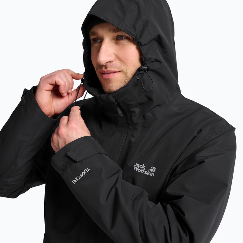 Kurtka 3w1 męska Jack Wolfskin Stonetrail 3In1 black 7