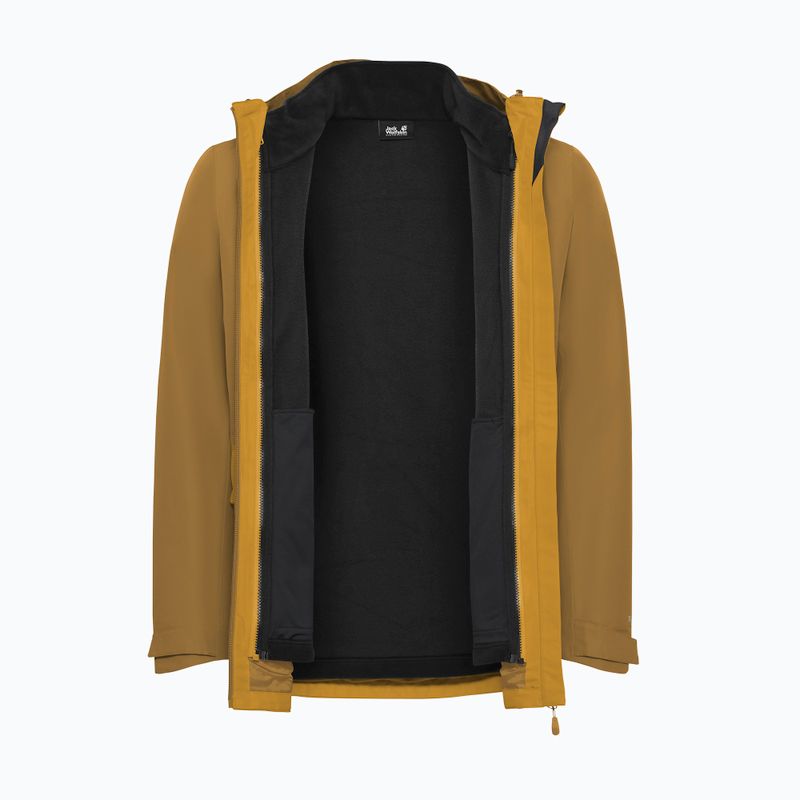 Kurtka 3w1 męska Jack Wolfskin Stonetrail 3In1 burly yellow jw 13