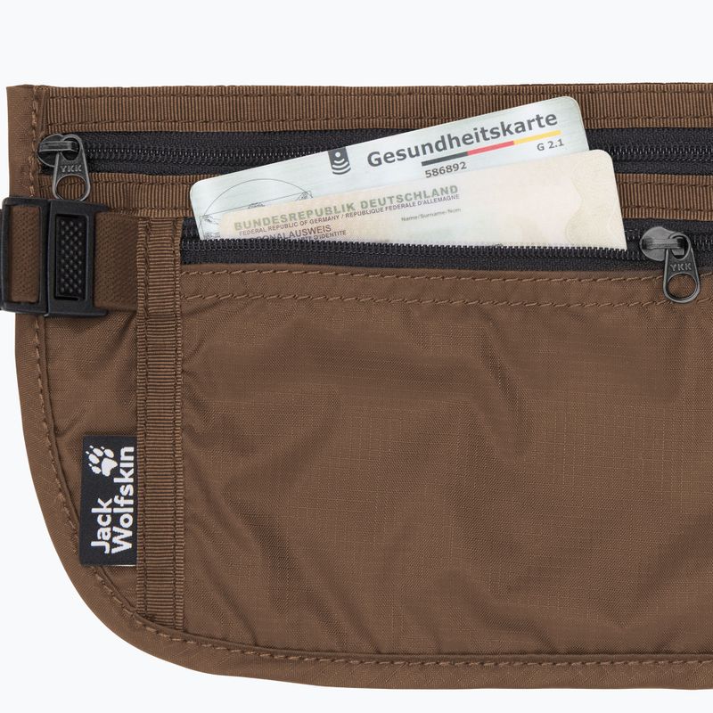 Saszetka nerka Jack Wolfskin Document Belt De Luxe fawn 6