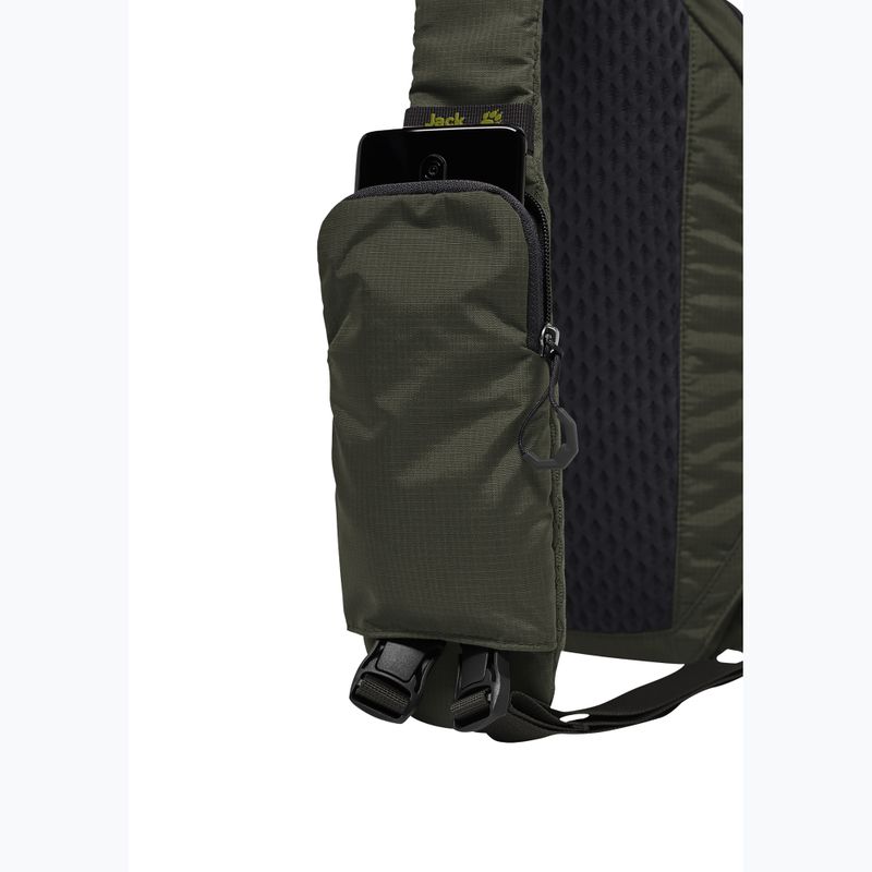 Plecak na ramię Jack Wolfskin Little Scout 10 rich olive 6