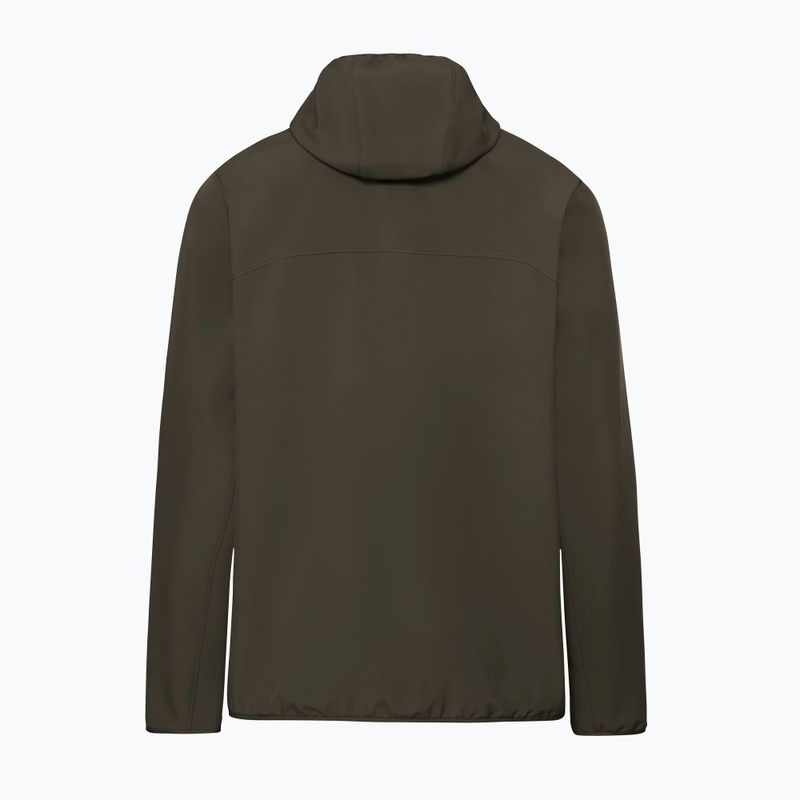 Kurtka przeciwwiatrowa męska Jack Wolfskin Wild Winds Hooded obsidian moss 10