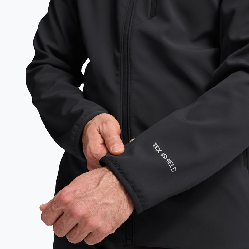 Kurtka przeciwwiatrowa męska Jack Wolfskin Wild Winds Hooded black 7