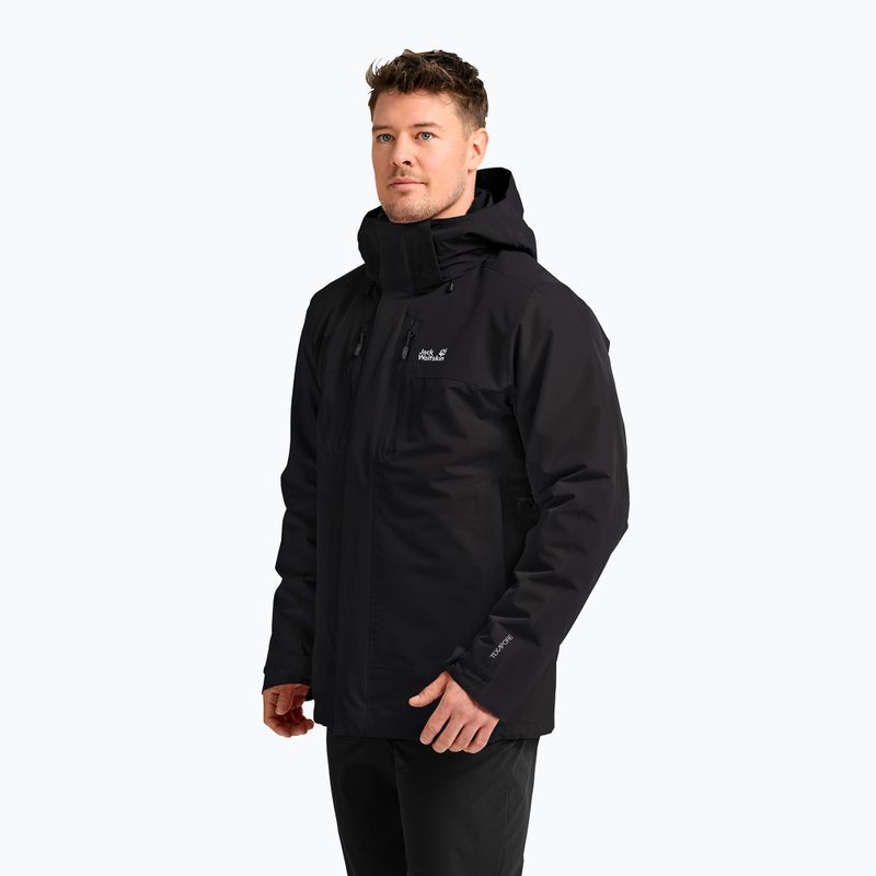 Kurtka 3w1 męska Jack Wolfskin Jasper Pro 3IN1 black 4