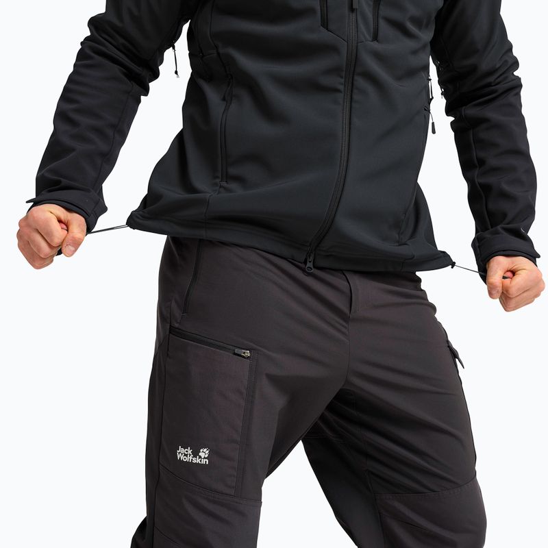Kurtka przeciwwiatrowa męska Jack Wolfskin Jasper phantom 7