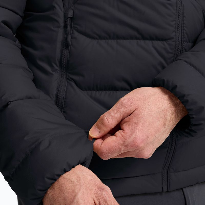 Kurtka puchowa męska Jack Wolfskin Wild Pass Down Hoody black 5