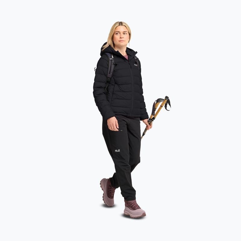 Kurtka puchowa damska Jack Wolfskin Wild Pass Down Hoody Rds black 2