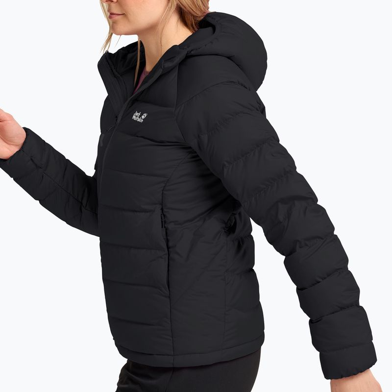 Kurtka puchowa damska Jack Wolfskin Wild Pass Down Hoody Rds black 4