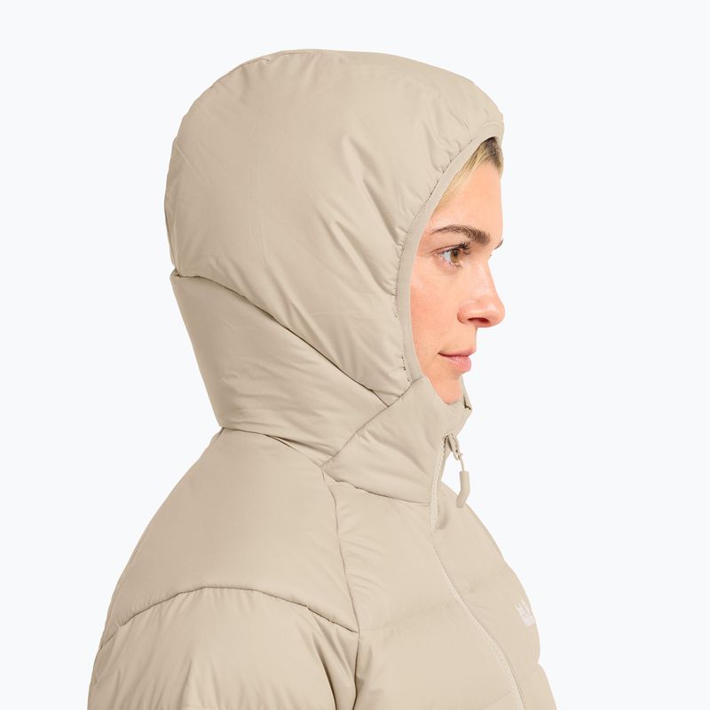 Kurtka puchowa damska Jack Wolfskin Wild Pass Down Hoody Rds oyster 5